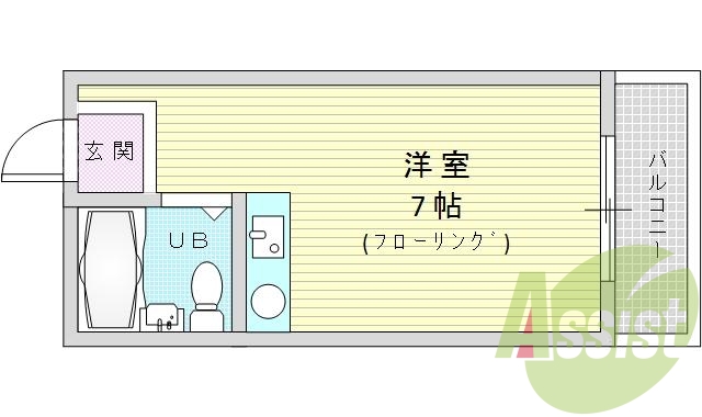 4階の間取り図