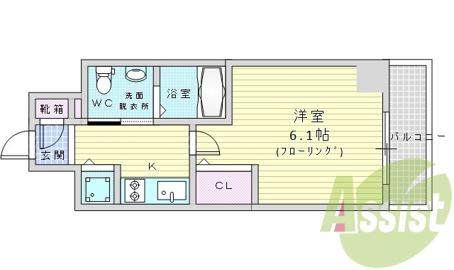 5階の間取り図