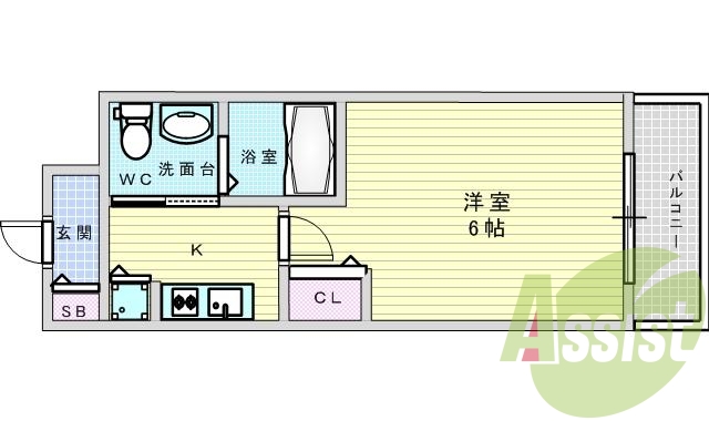 10階の間取り図