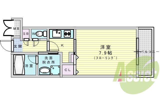 10階の間取り図