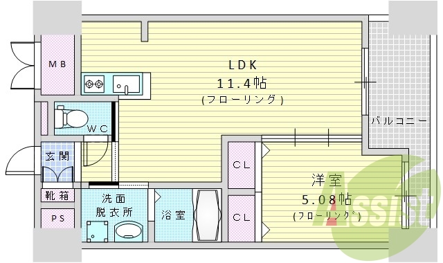12階の間取り図