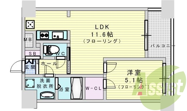 3階の間取り図