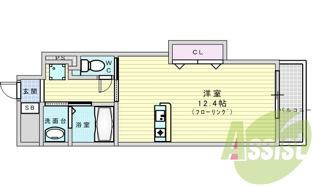 2階の間取り図