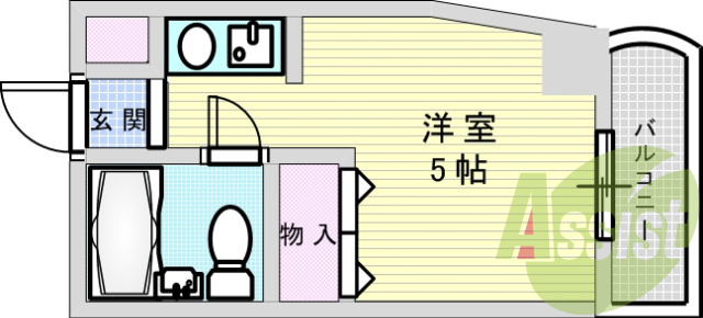 2階の間取り図