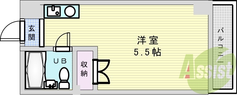 2階の間取り図