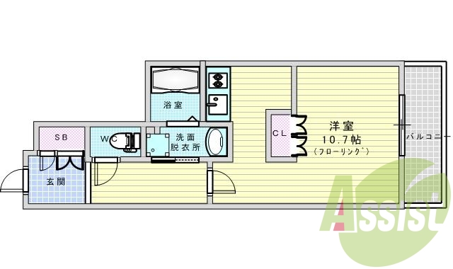 10階の間取り図