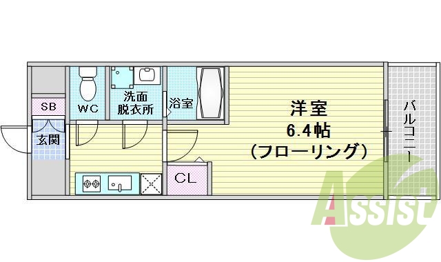 7階の間取り図