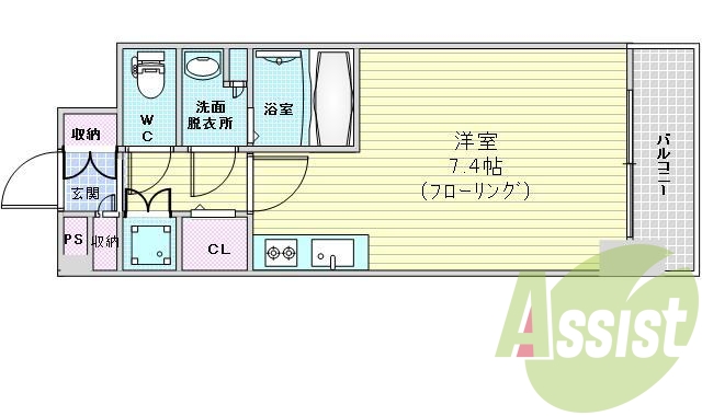 9階の間取り図