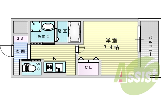 10階の間取り図