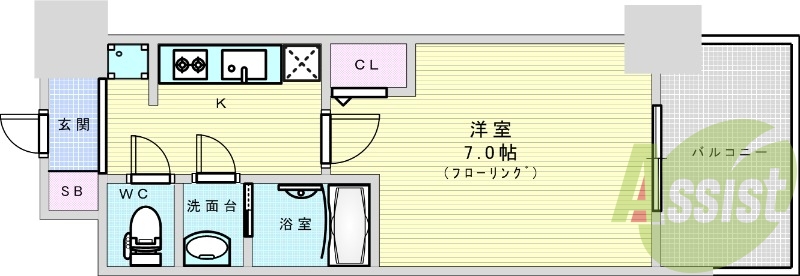 11階の間取り図