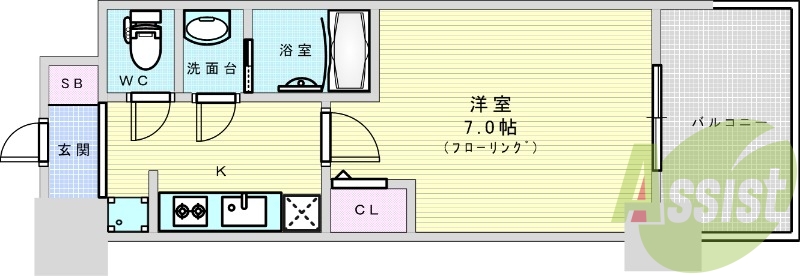 12階の間取り図
