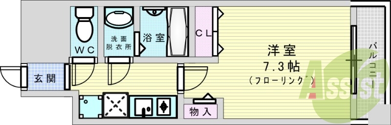 4階の間取り図