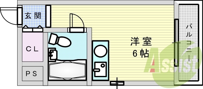 2階の間取り図