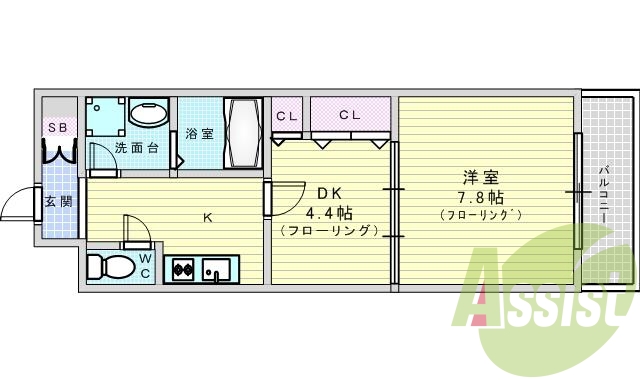 14階の間取り図