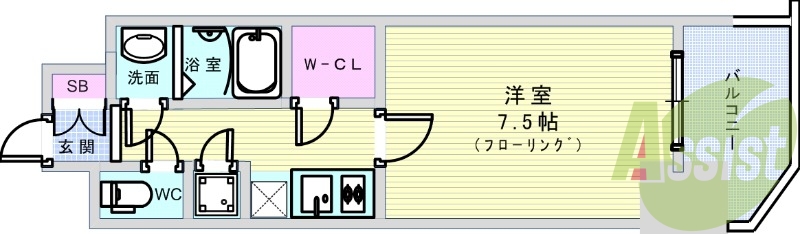 3階の間取り図