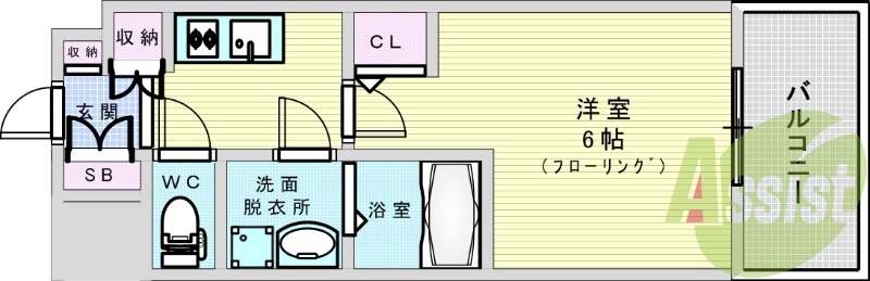 5階の間取り図