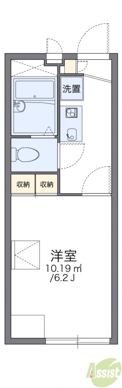 2階の間取り図