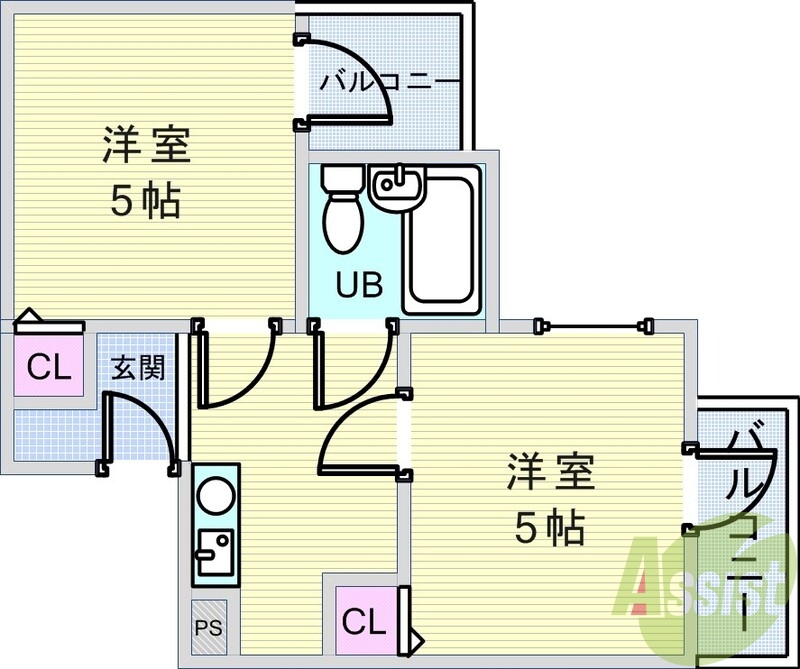 3階の間取り図