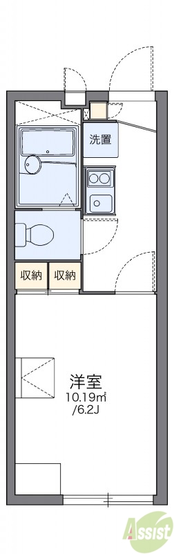 2階の間取り図