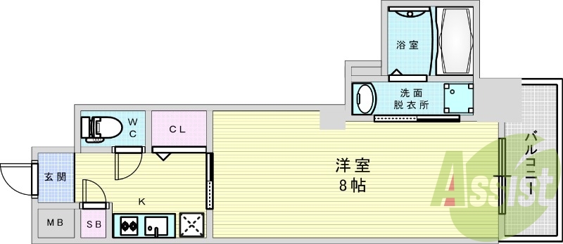 14階の間取り図