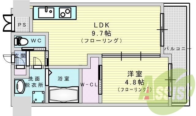 11階の間取り図