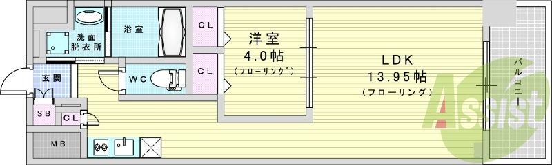11階の間取り図