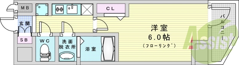 5階の間取り図