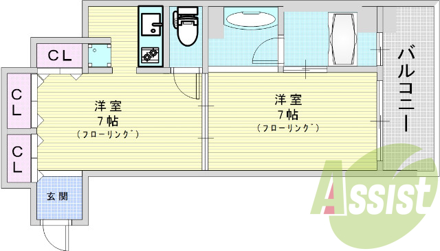 大阪市北区西天満。エス・キュート
