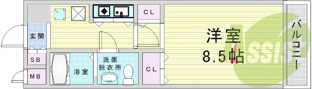 大阪市北区天神橋、レジディア天神橋