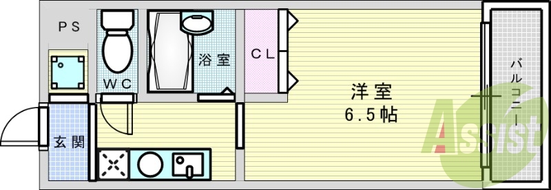 2階の間取り図