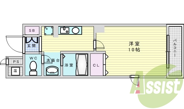 5階の間取り図