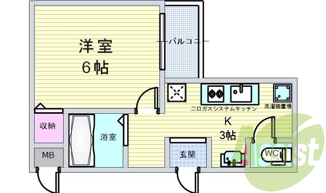 3階の間取り図