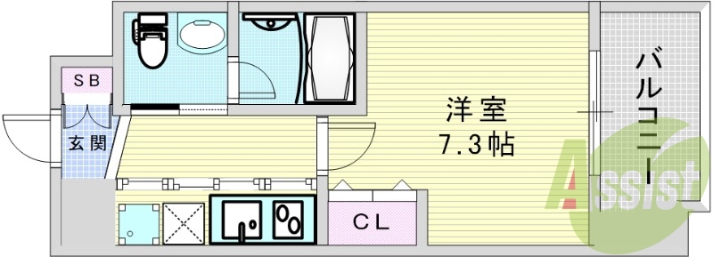 北区堂山町。Innocent Doyama