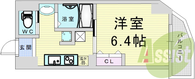 大阪市北区大淀北。みおつくし西梅田Ⅳ