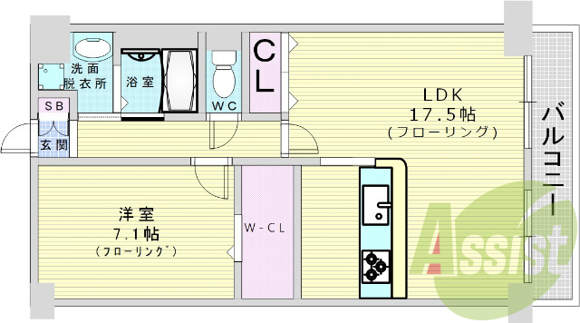 大阪市北区本庄西。エスヴェール北梅田