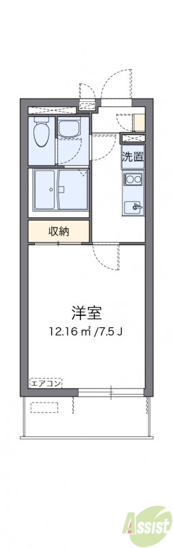 代表的な間取のため実際の間取とは異なる場合があります