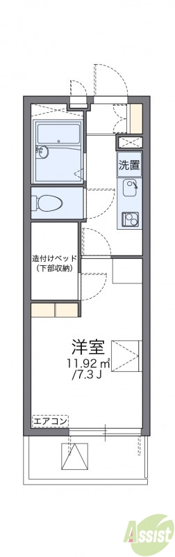 代表的な間取のため実際の間取とは異なる場合があります
