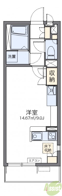 代表的な間取のため実際の間取とは異なる場合があります