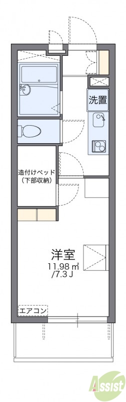 2階の間取り図