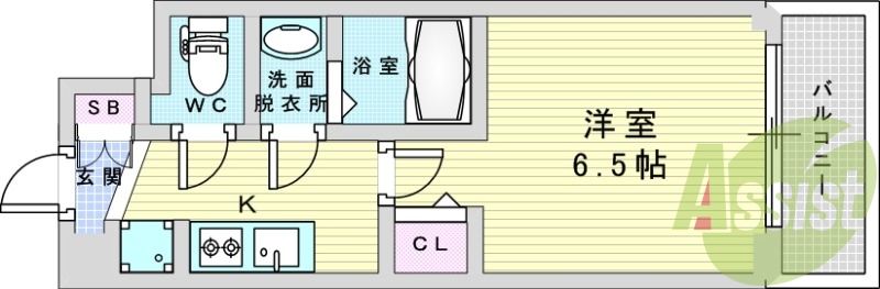 3階の間取り図