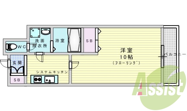 7階の間取り図