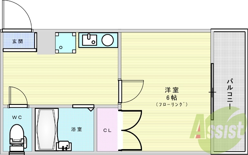 2階の間取り図