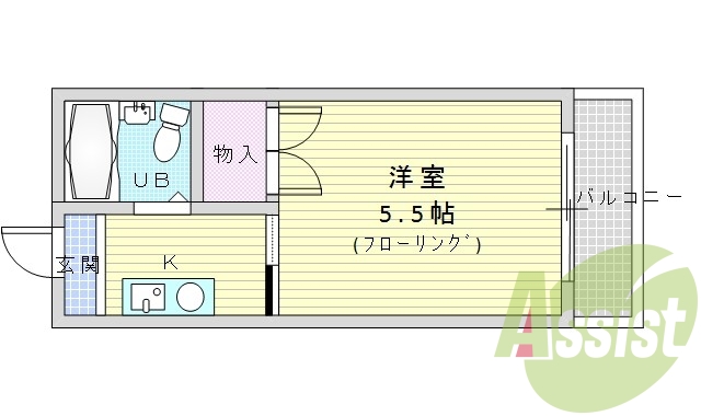 3階の間取り図