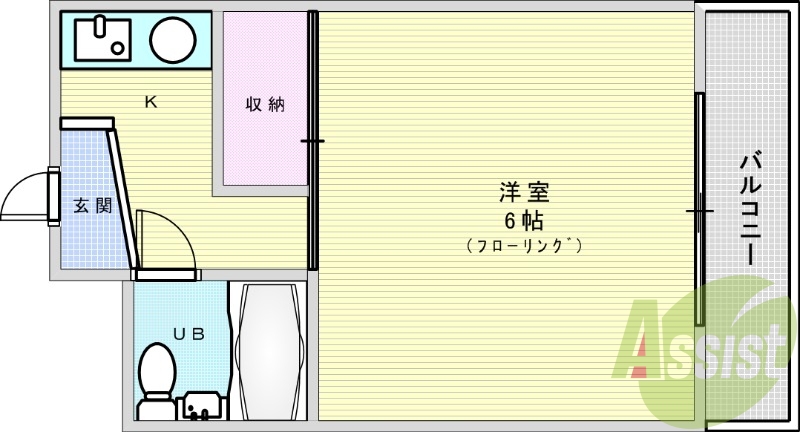 1階の間取り図