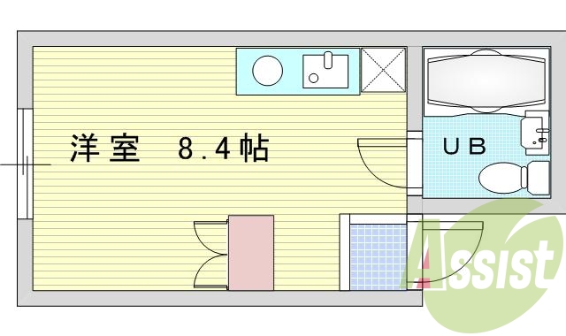 2階の間取り図