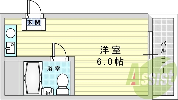 2階の間取り図