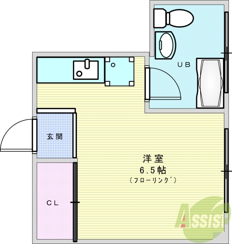 4階の間取り図