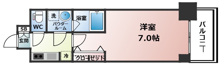2階の間取り図