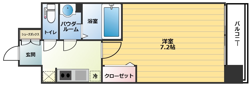 2階の間取り図