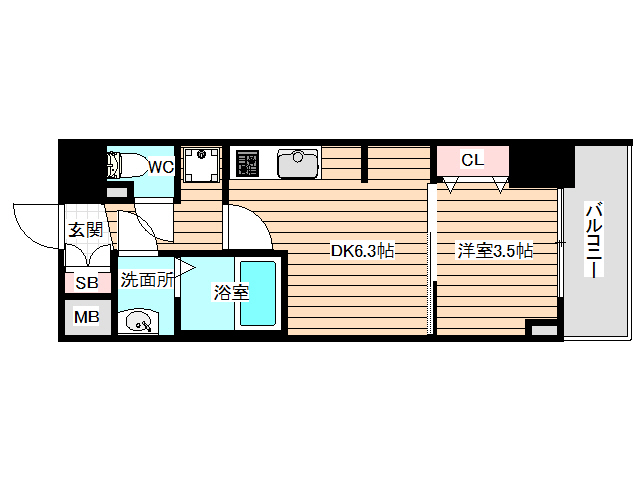 14階の間取り図